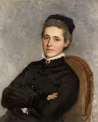 Ilya Repin. Portrait of Yulia Repman. 1881. State Tretyakov Gallery.