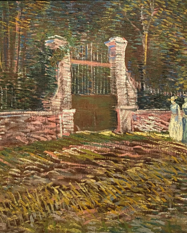 Vincent van Gogh 1853-1890. Entrance to Voyer-d’Argenson Park at Asnieres. 1887. Oil on canvas. The Israel Museum Jerusalem. Photo Dan Daniel