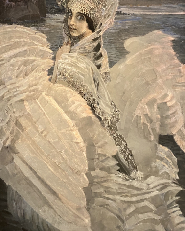 Mikhail Vrubel (1856-1910). The Swan Princess . 1900. Oil on canvas. State Tretyakov gallery.