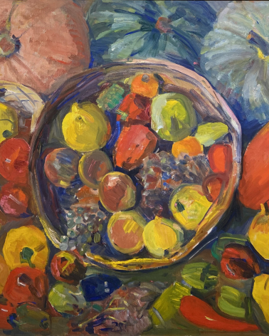 Martiros Sarian. 1880-1972. Autumn still life. 1963.  Oil on canvas. M. Sarian House-Museum.