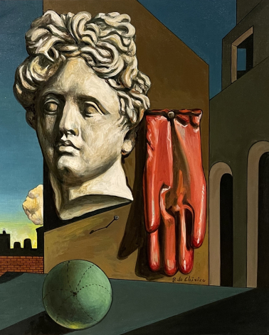Giorgio de Chirico. Old Farhioned Cast with Rubber Glove. 1959. GAMeC. Bergamo. Photo: Dan Daniel