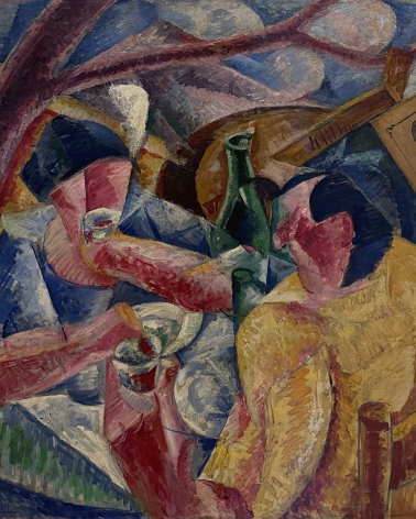 Umberto Boccioni. Under the pergola in Naples. 1914.  Museo del Novecento. Photo: Dan Daniel