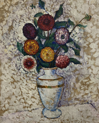 Ilya Mashkov. Still life with Dahlias. National art gallery of Armenia