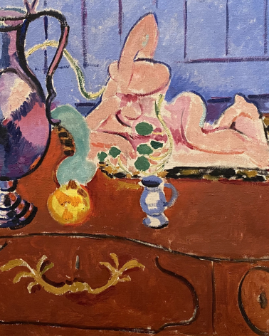 Henri Matisse. Pink Statuette and Pitcher on a Red Chest of Drawers. 1910. Hermitage SPb. Photo Dan
