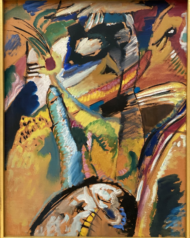 Wassily Kandinsky. Small Study for a panel for Edwin R. Campbell No. 3, 1914. Lenbahhaus, Munich