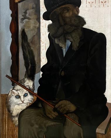 Jankel Adler. Mr. Cleron, the Cat Breeder. 1925. Pinakothek der moderne. Munich.