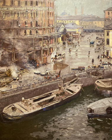 Nikolai Dubovskoi. On the Catherine Canal in Summer. 1905. Russian museum SPb