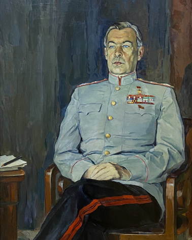 Pavel Korin. Portrait of Leonid Govorov. 1949.   National art gallery of Armenia. Yerevan