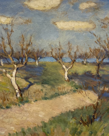 Nilus Peter. Fruit garden in autumn. Voronezh Regional Museum named after I.N. Kramskoy.