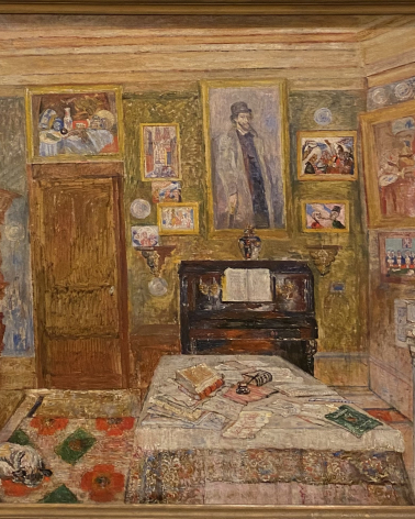 James Ensor, 1860-1949. My Favorite Room, 1892. Oil on canvas.  Tel Aviv museum of art. Photo Dan Daniel