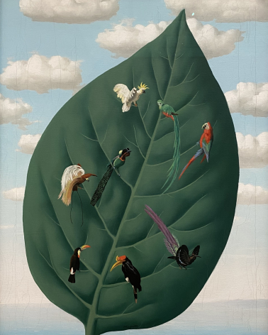 Rene  Magritte. The Third dimensions. 1942. Pinakothek der moderne. Munich