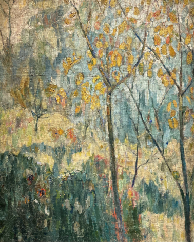 Sergei Romanovich.  Autumn Landscape in Novogireevo. 1940. Russian museum SPb