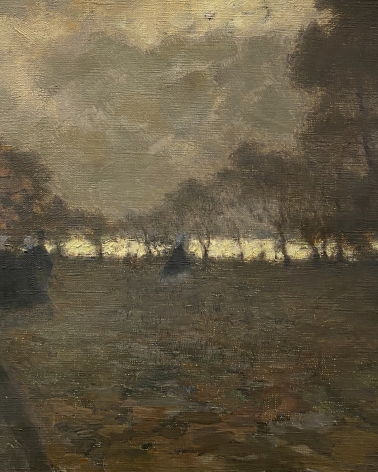 Nilus Peter. Evening in the Seaside Garden. 1926. Voronezh Regional Museum named after I.N. Kramskoy.