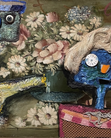 Enrico Baj. Floral tribute. 1953. GAMeC - Galleria d'Arte Moderna e Contemporanea- Bergamo.