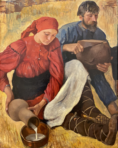 Zinaida Serebryakova. Peasants. 1914. Russian museum SPb.