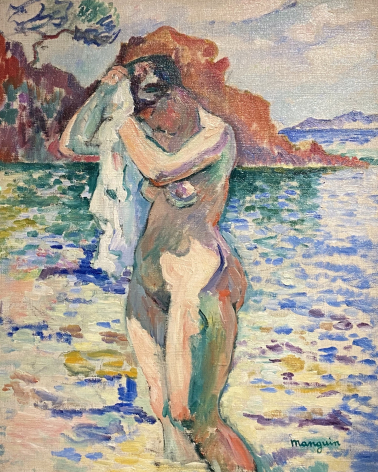 Henri Charles Manguin. Bathing woman. 1906. Pushkin State Museum of Fine Arts. Moscow