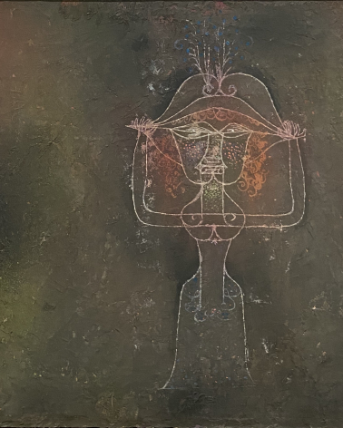 Paul Klee. Singer of the comic opera.1927. Pinakothek der moderne. Munich.