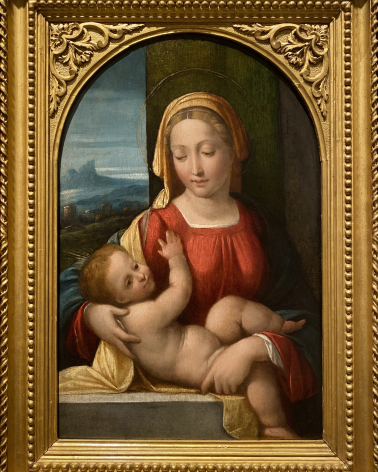 Garofalo(Benvenuto Tisi). Madonna and Child. 1525-1530. Accademia Carrara. Bergamo