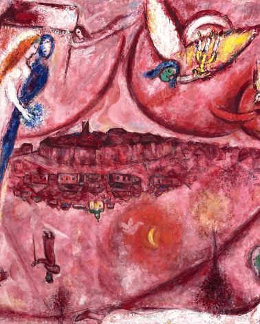 Marc Chagall. Le Cantique des Cantiques III . 1960. The National Marc Chagall museum. Nice.