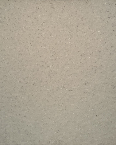 Robert Ryman 1930-2019. Center, 1978. Oil on linen and metal brackets.  Gift of Hannelore and Rudolph B. Schulhof, New York. Photo Dan Daniel website https://rabinovichgallery.com/