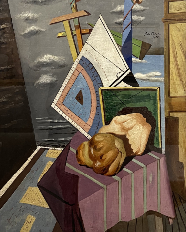 Giorgio de Chirico. 1888-1978.  Les brioches. Oil on canvas. 1925-1926. Museo del Novecento