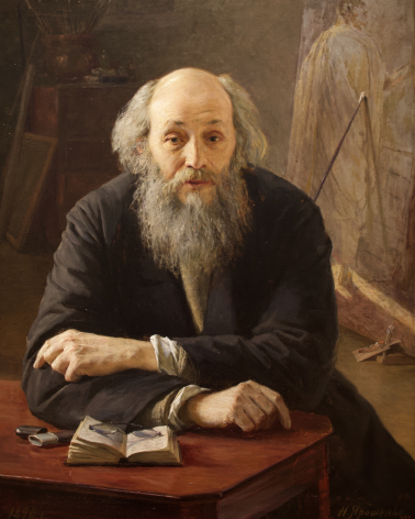 Nikolai Jaroshenko. Portrait of Nikolai Ge. 1890. Russian museum SPb.