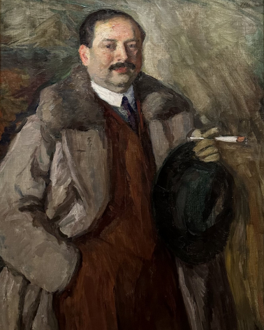Leonid Pasternak 1862-1945 Portrait of Alfréd Manovill 1926