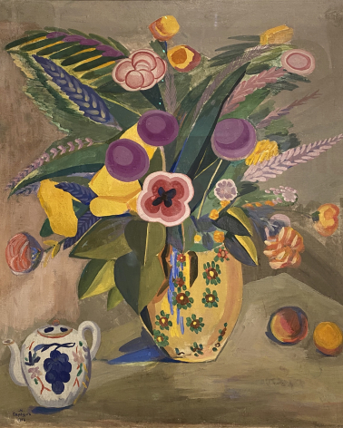 Martiros Sarian. Flowers of the East. 1916. Tempera on canvas.  M.Sarian House Museum. Yerevan.