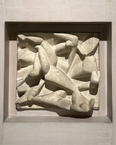 Alexander Archipenko 1887-1964. Sketch for Ceiling, 1913. Plaster. Tel Aviv Museum of Art. Photo Dan Daniel