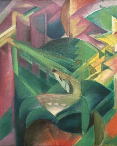 Franz Marc. Deer in a Monastery Garden. 1912. Lenbachhaus. Munich