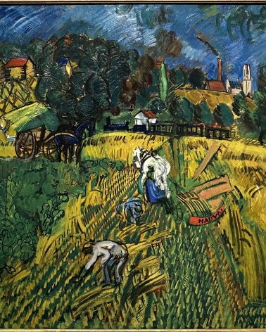 Raoul Dufy 1877 1953. Harvest Scene, ca. 1929-1930. Oil on canvas. Moshe and Sara Mayer Collection. Tel Aviv Museum of Art. Photo  Dan
