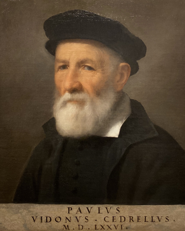 Giovan Battista Moroni (1520/1524 circa - 1579). Portrait of Paolo Vidoni Cedrelli. 1576. Accademia Carrara. Bergamo