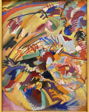 Wassily Kandinsky. Untitled improvisation I. Lenbahhaus, Munich. Photo Dan