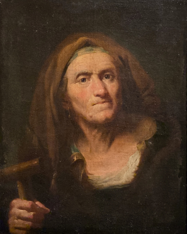 Giuseppe Nogari (?) Portrait of an old woman. 1735. Accademia Carrara. Bergamo