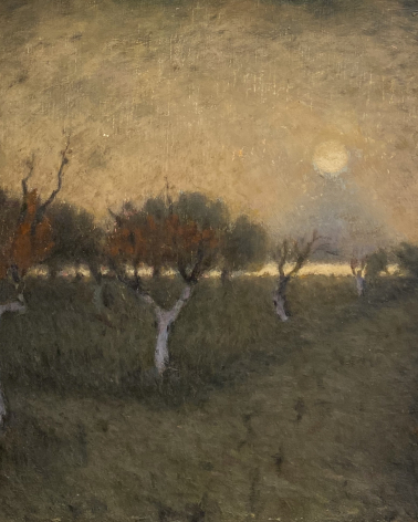 Nilus Peter. Full moon (orchard). Voronezh Regional Museum named after I.N. Kramskoy.