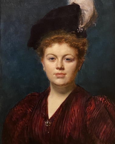 Emile Auguste Charles Carolus-Duran. Portrait of E.Kharitonenko, 1895. Hermitage.