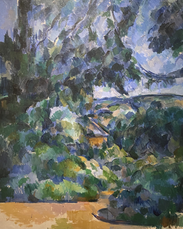 Paul Cézanne. Blue Landscape, 1904-1906. Hermitage SPb