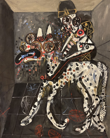 Maryan 1927-1977. Balak, Crazy Dog, 1960. Oil on canvas. Private collection. Photo Dan Daniel