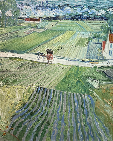 Vincent Van Gogh. Landscape at Auvers after the rain. 1890. Pushkin State Museum of Fine Arts. Moscow.