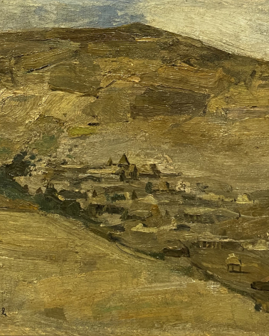 Martiros Sarian. Makravank. 1902. Oil on canvas mounted on board. M.Sarian House Museum. Yerevan